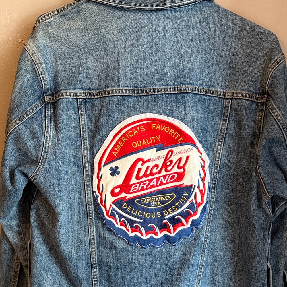 Lucky Brand Light Blue Denim Jacket